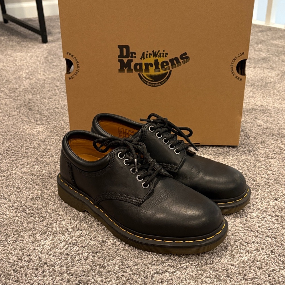 Dr. Martens Black Leather Oxfords